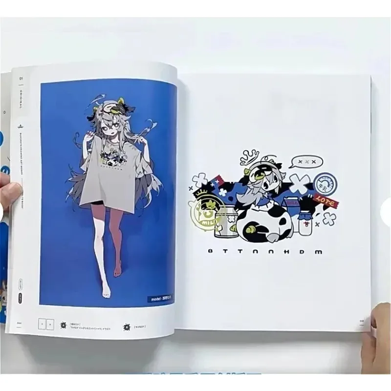 

Bukurote X Oekaki Original Art Book Notebook Pixiv Artwork Illustration Collection Blue Archive Fate/Grand Order Cute Miku Manga