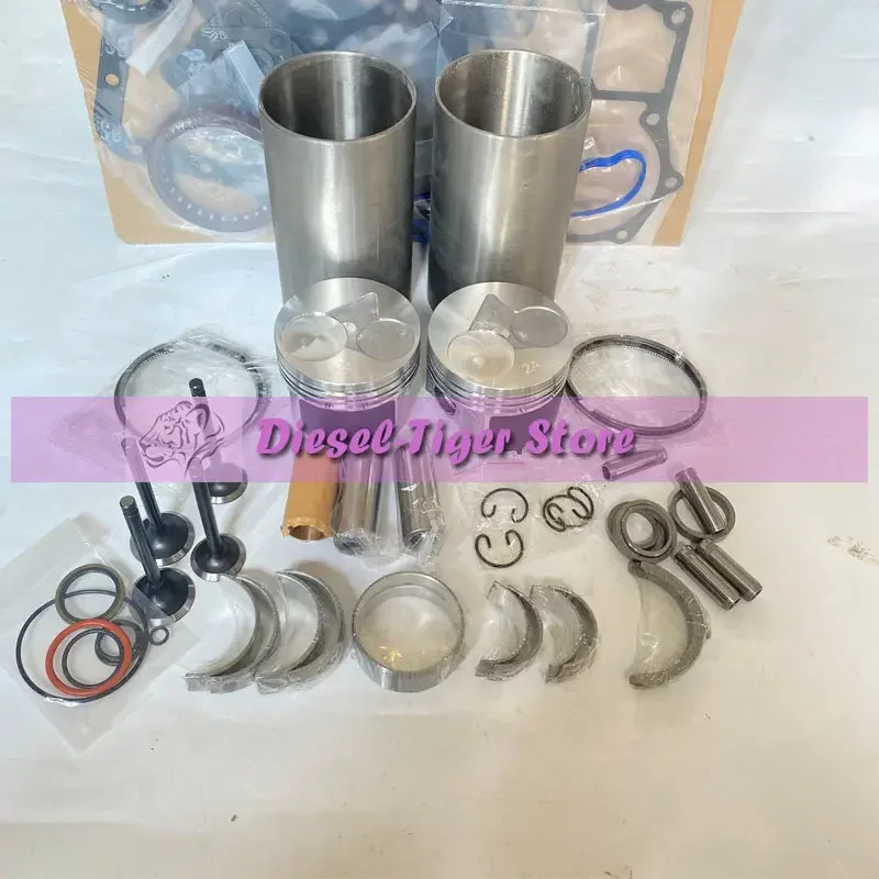 

For Volvo D2.2 D2.2DCBE2I D2.2DCBE3 Overhaul Rebuild Kit Fit MC60 MC60B Loader