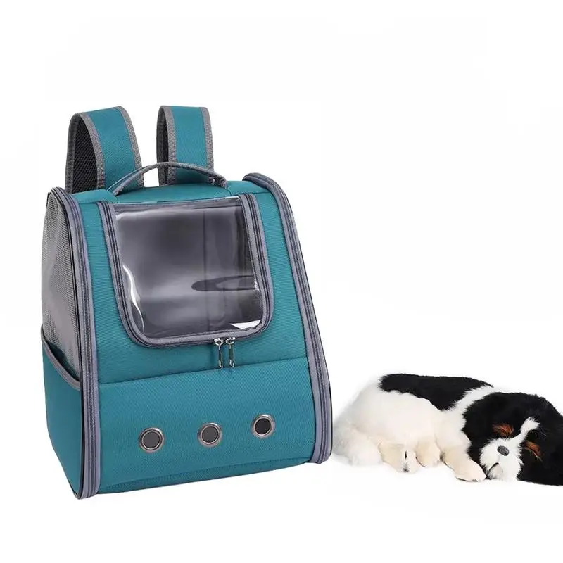 Pet Backpack Carrier Dog Cat Portable Travel Carrier Bag Folding Design Dog And Cat Bag For Walking Going Out Driving Traveling