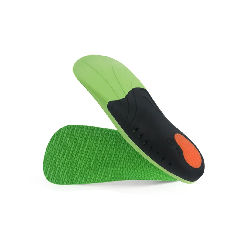 Arch Support Sports seven point mat GREEN ARCH SUPPORT INSOLE BREATHABLE SWEAT-ABSORBENT ARCH SUPPORT U-SHAPED HEEL