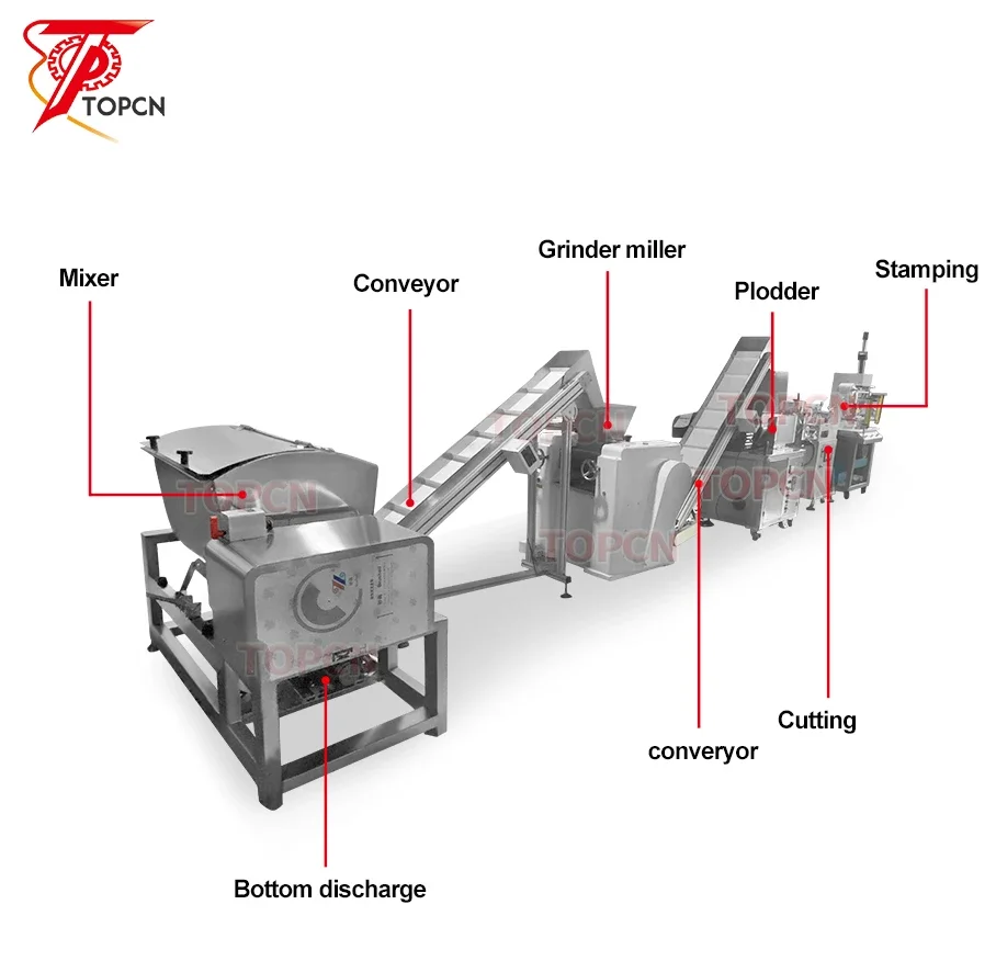 Production equipment small laundry toilet bar soap making machine production line