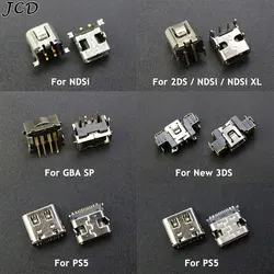 JCD-Power Jack conector do soquete, doca de carregamento, substituição, 2DS, 3DS, NDSI, NDS, GBA, SP, PS5, 1 peça