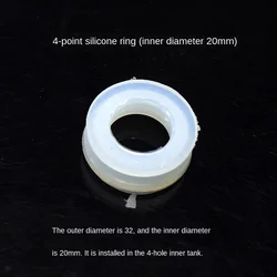 20pcs O Ring for Solar Water Heater Vacuum Tube 47mm 58mm 45MM 37MM 25MM Silica Gel Silicone Sealing