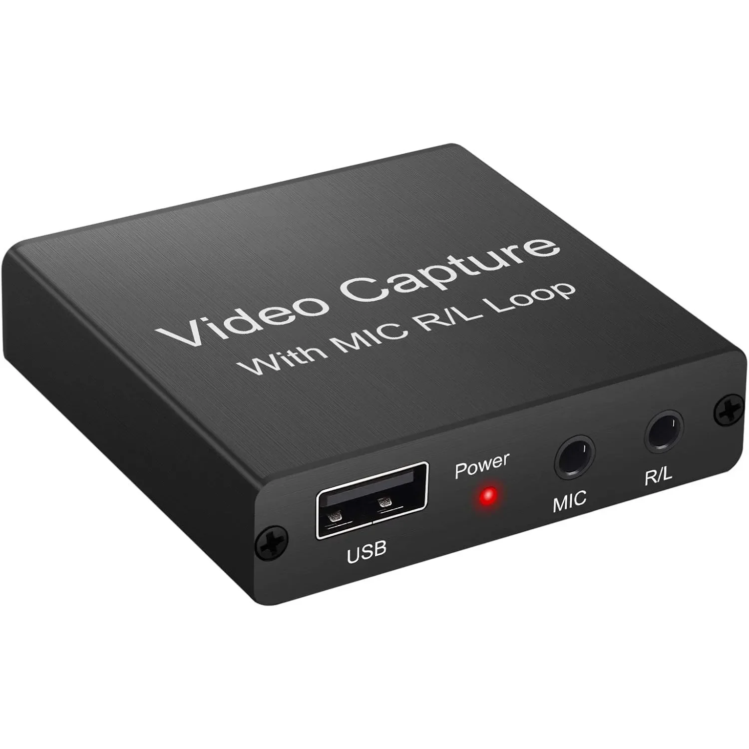 

USB Video Capture Card 1080P HDMI to USB 2.0 Live Video Capture 4k HDMI Game Capture Card for Game Recording Live Broadcasting