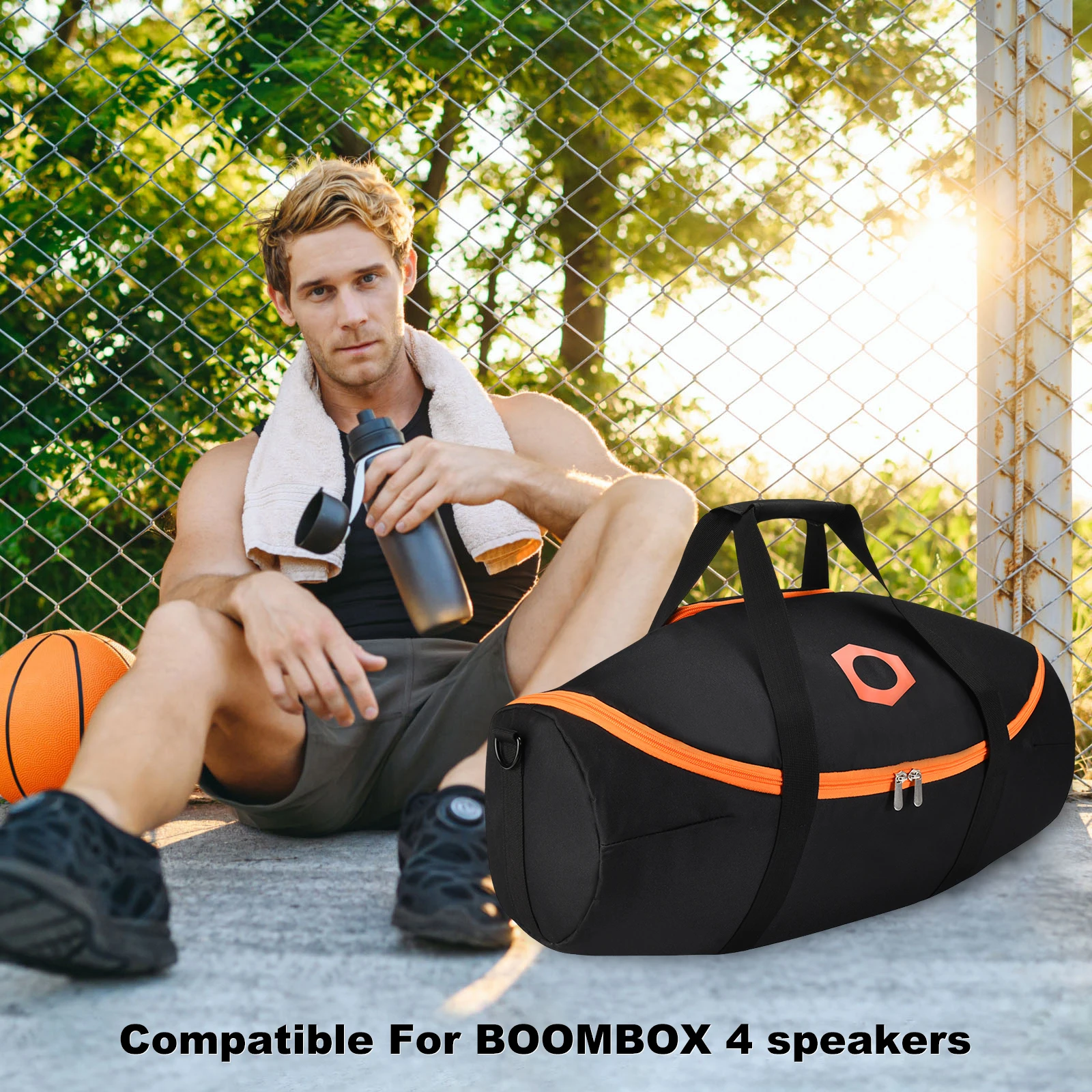 収納オーガナイザーバッグ-取り外し可能なストラップ付き-キャリングストラップ収納ケース-boombox-4-スピーカー用