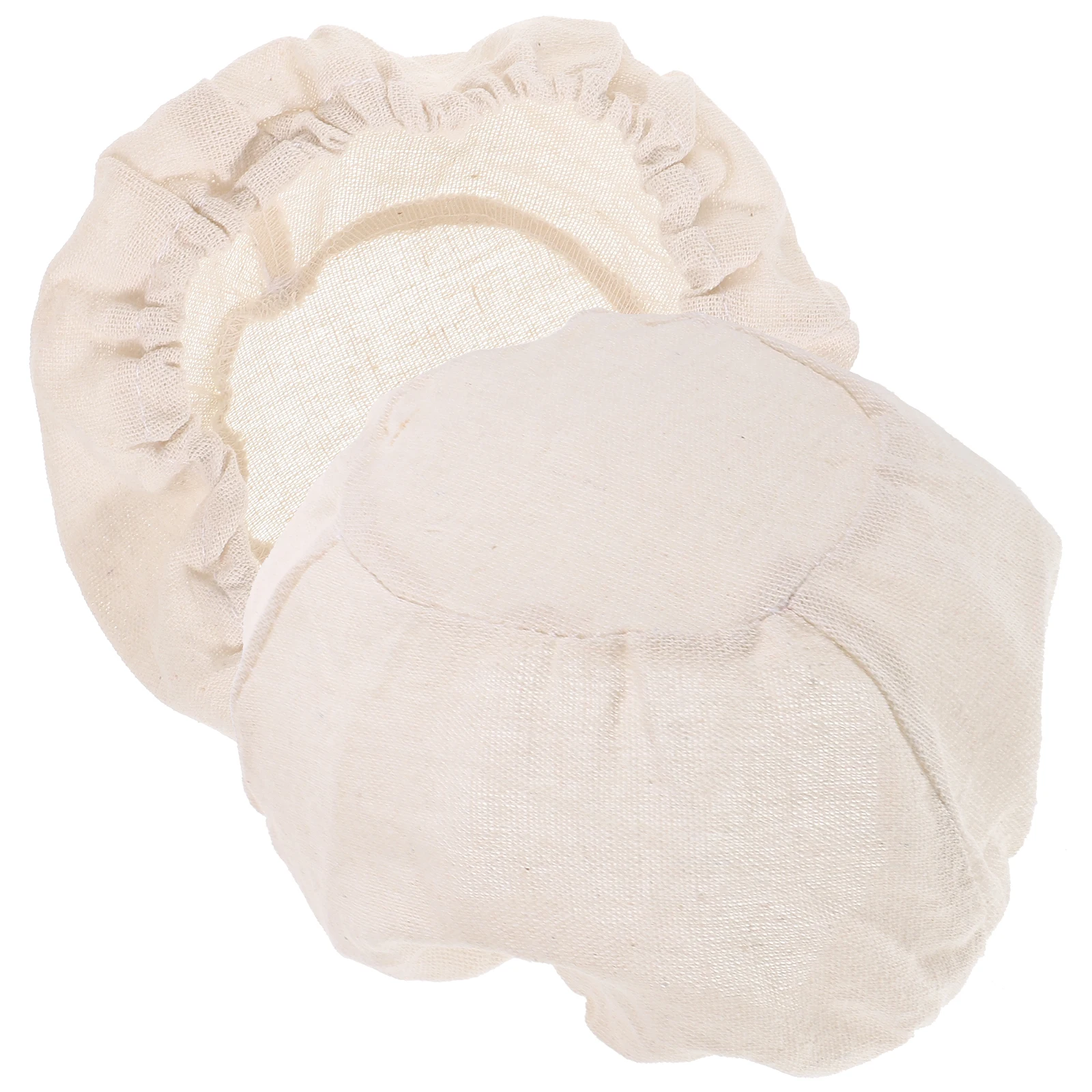 

2 Pcs Lining Rattan Basket Cloth Cover Reusable Wicker Bread Sourdough Proofing Liner