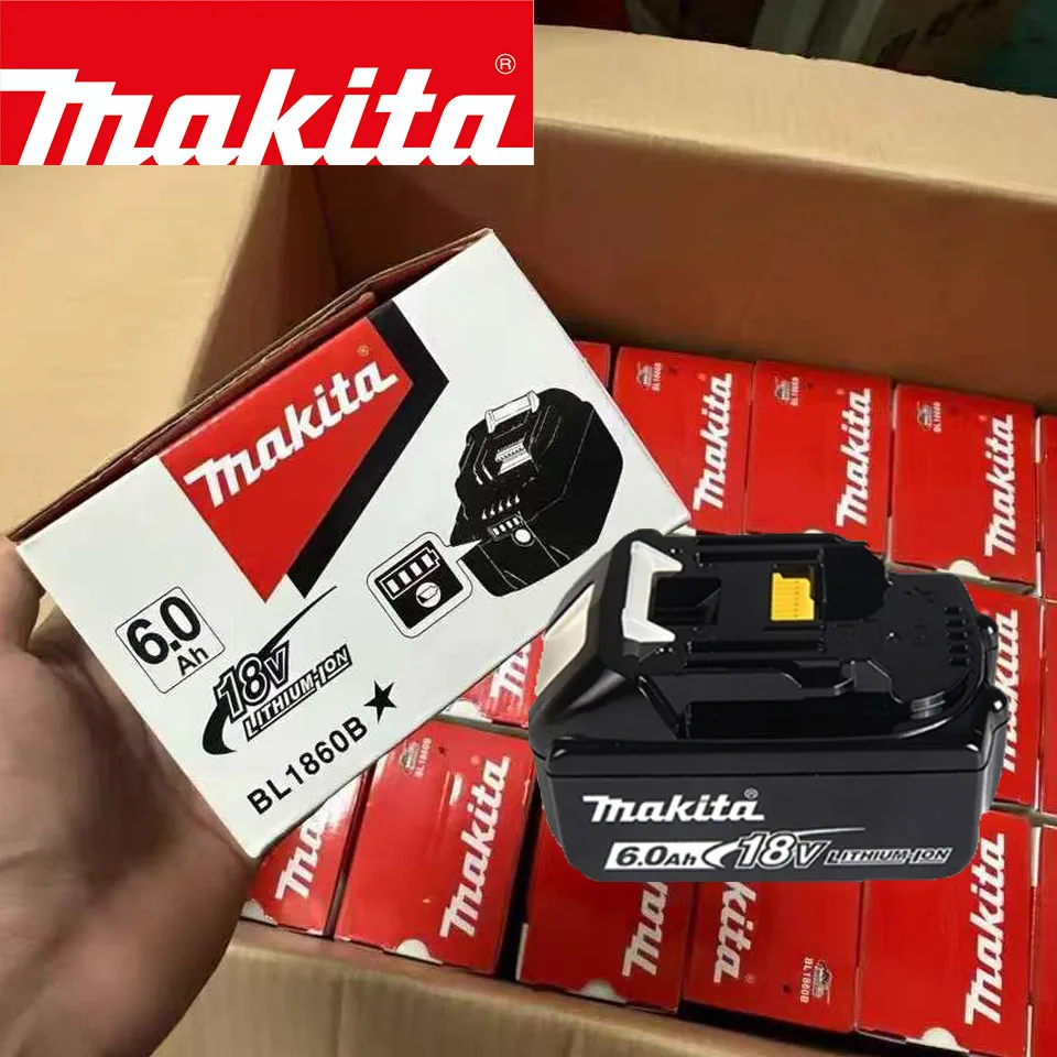 

18V battery rechargeable lithium battery, replacing Makita 18V 6.0Ah BL1830, BL1850 Makita power tool battery
