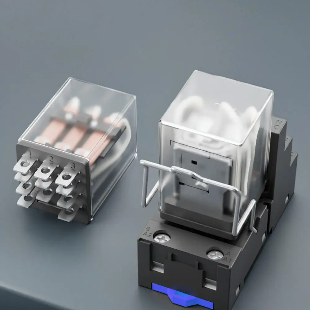 30A Intermediate Relay 11 Pin High Current Electrical Switch For Industrial Automation Control Systems Reliable Circuit Part