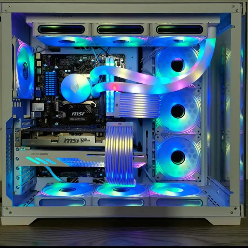 

Rgb GPU Cable ARGB Extension Supply Cables With 360Curved Design And Stable Voltage For Game Home Daytime And Work