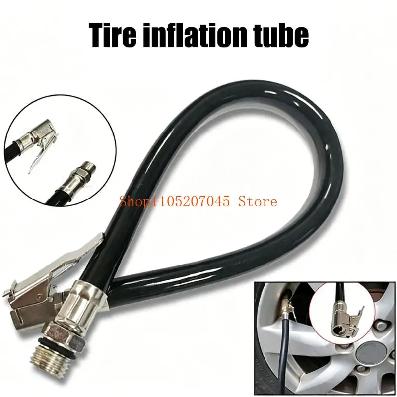 37cd Threaded End Tire Inflation Hose with Clip On Head for Daily Tire Use