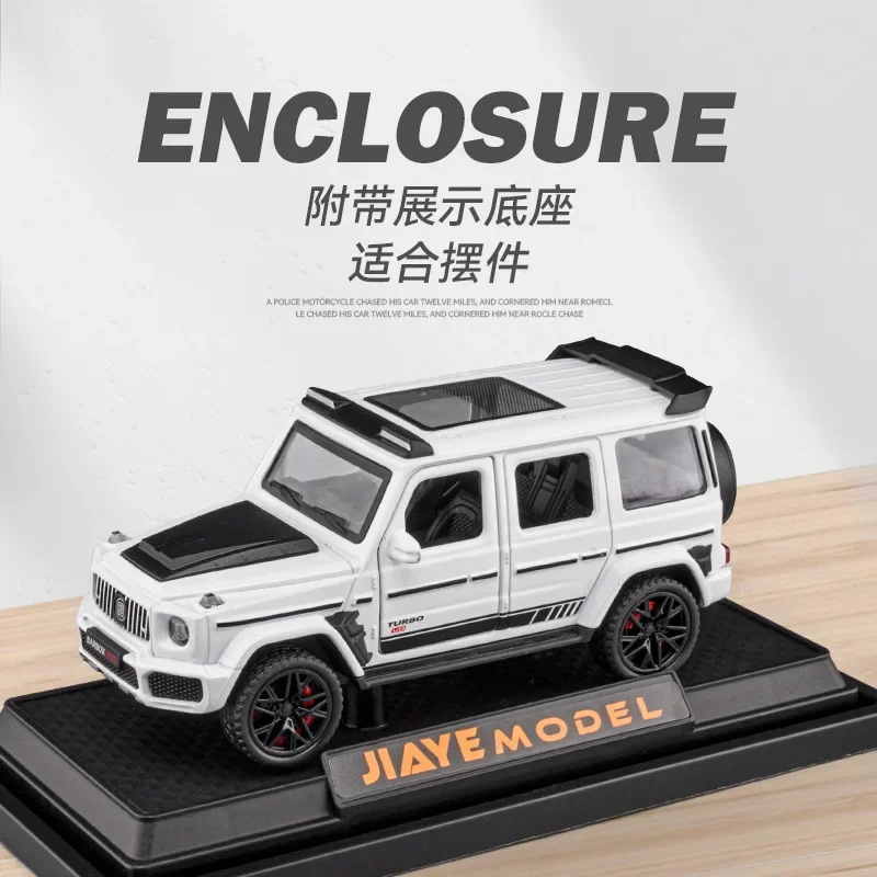 1:36 Mercedes Benz BRABUS G800 High Simulation Diecast Metal Alloy Model car Sound Light Pull Back Collection Kids Toy Gift