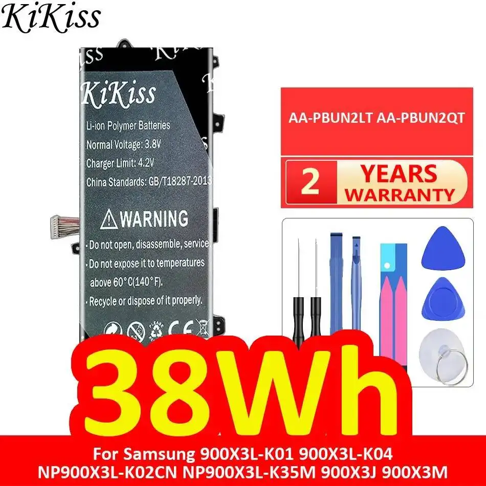 Laptop Battery AA-PBUN2LT AA-PBUN2QT 38Wh For Samsung 900X3L-K01 900X3L-K04 NP900X3L-K02CN NP900X3L-K35M 900X3J 900X3M