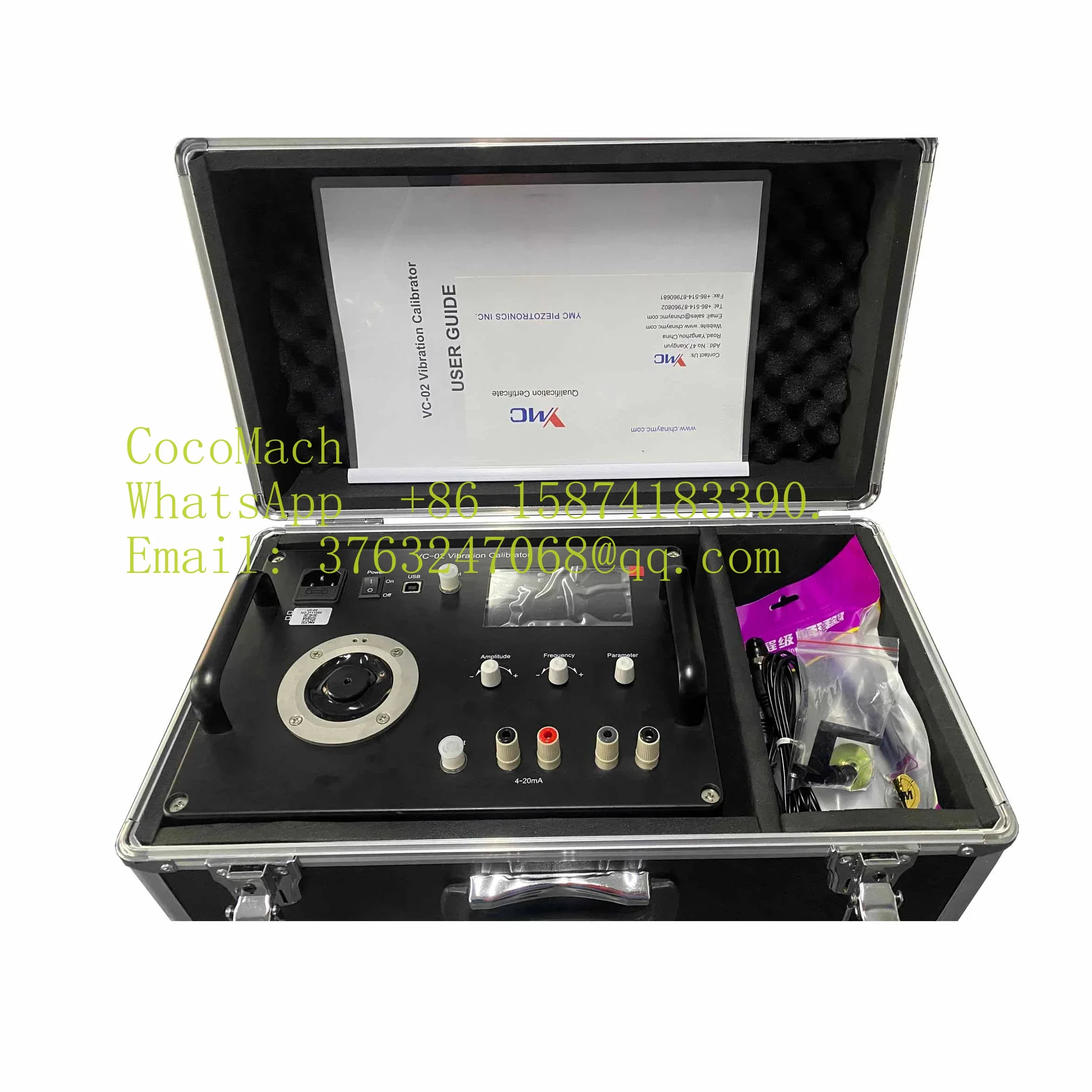 Portable Vibration Calibrator Calibration Exciter Vibration Calibrator VC-02 for Industrial Use