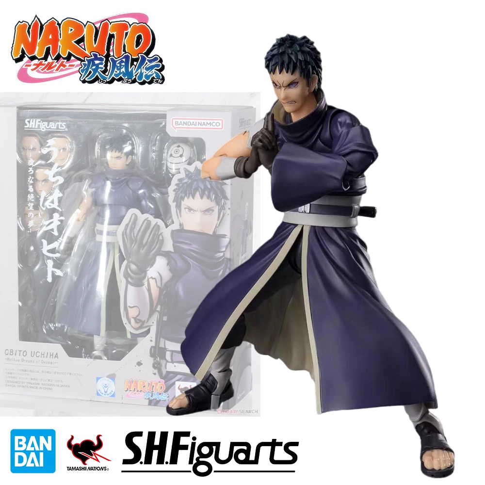 

Фигурки Bandai из аниме «Наруто S.H. Фигуртс SHF Obito Uchiha полые мечты о отчаянии», игрушечные модели, подарки