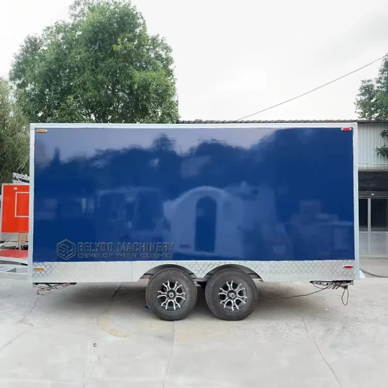 مرحاض متنقل ومقطورة مرحاض محمولة مع راحة VIP 5 أكشاك مقطورة حمام متنقلة للمناسبات الخارجية