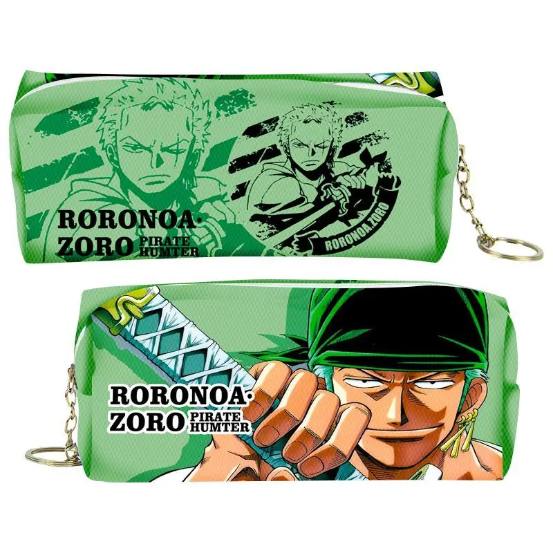 One Piece Monkey D. Luffy Portgas D. Ace Sanji Cartoon Niedliches Federmäppchen für Studenten, praktische Federmäppchenbox mit großem Fassungsvermögen – Detail 6