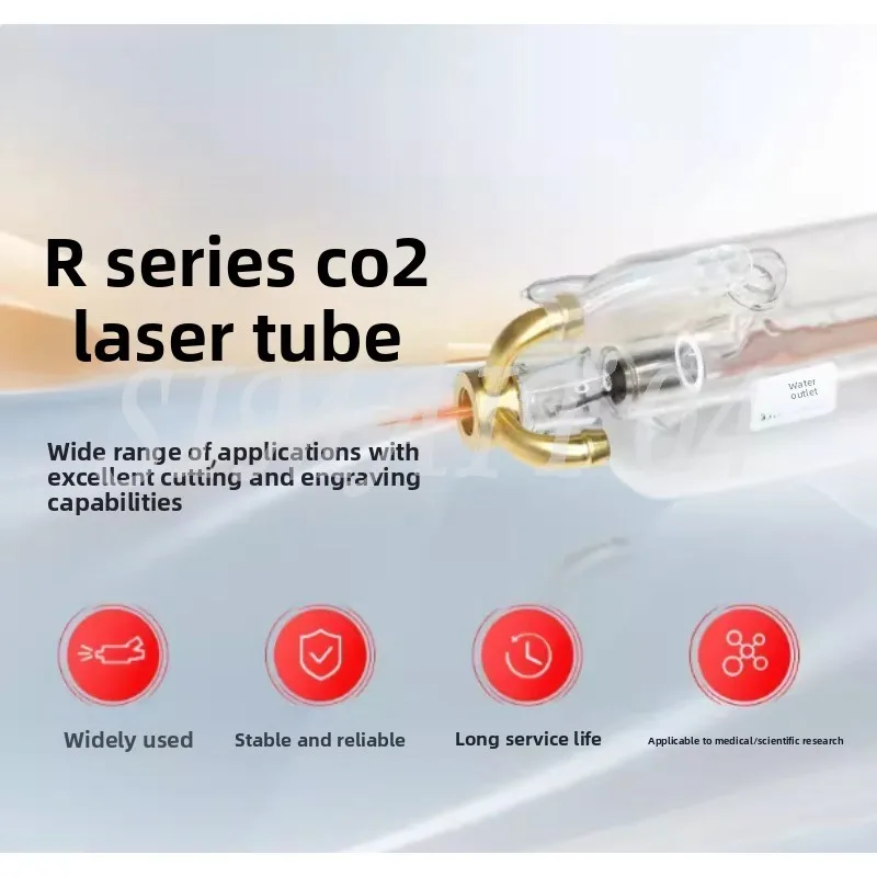 Carbon Dioxide Tube 80W100W130W150W High Power Co2 Cutting Engraving