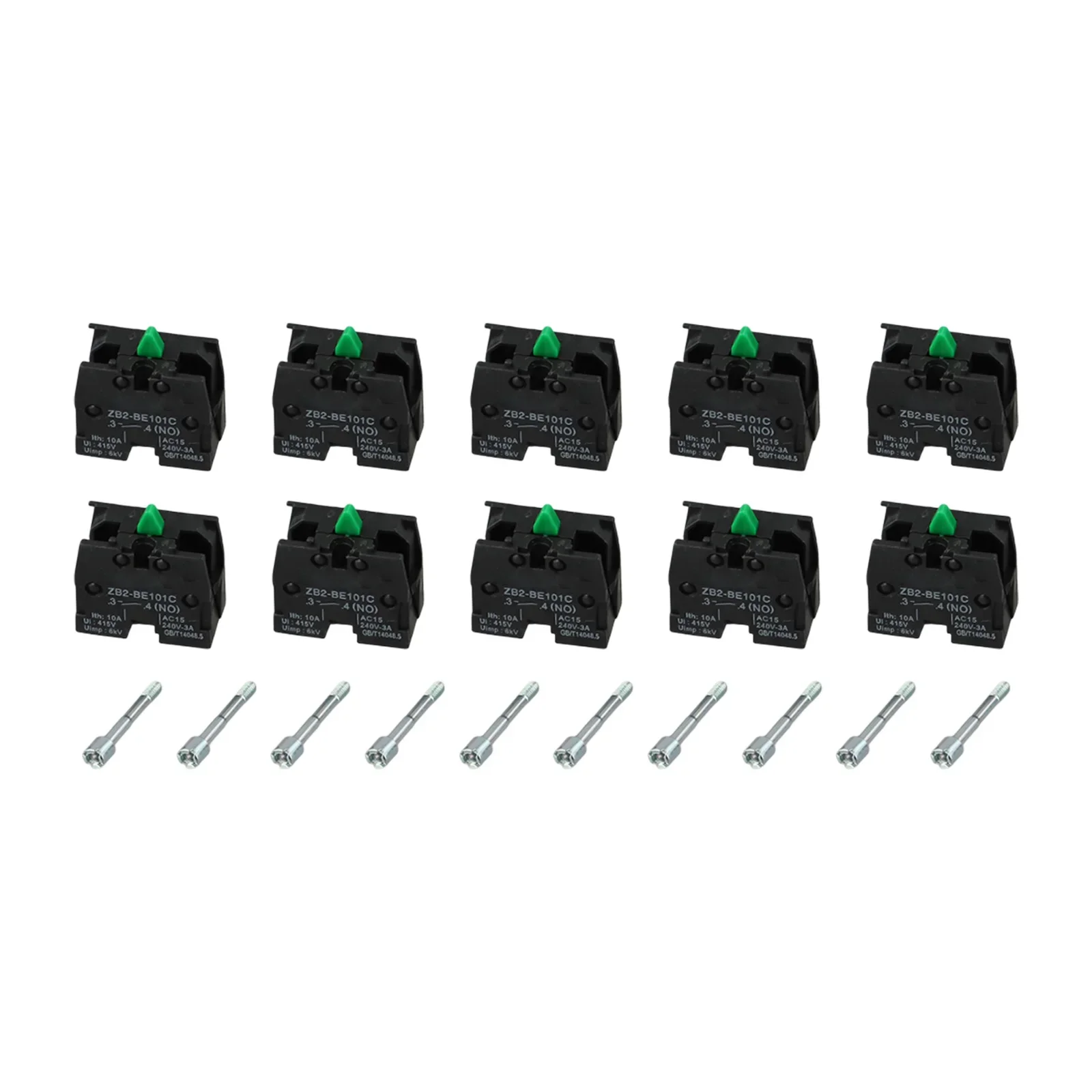 

Черный мгновенный переключатель, клемма с винтовым зажимом, система надежного монтажа, устойчивое к вибрации соединение, одноконтактный блок