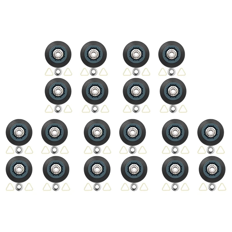 

20Pack W10314173 Dryer Drum Roller Replacement For Dryer Compatible With WPW10314173 Roller Drum Support Kit Dryer Parts