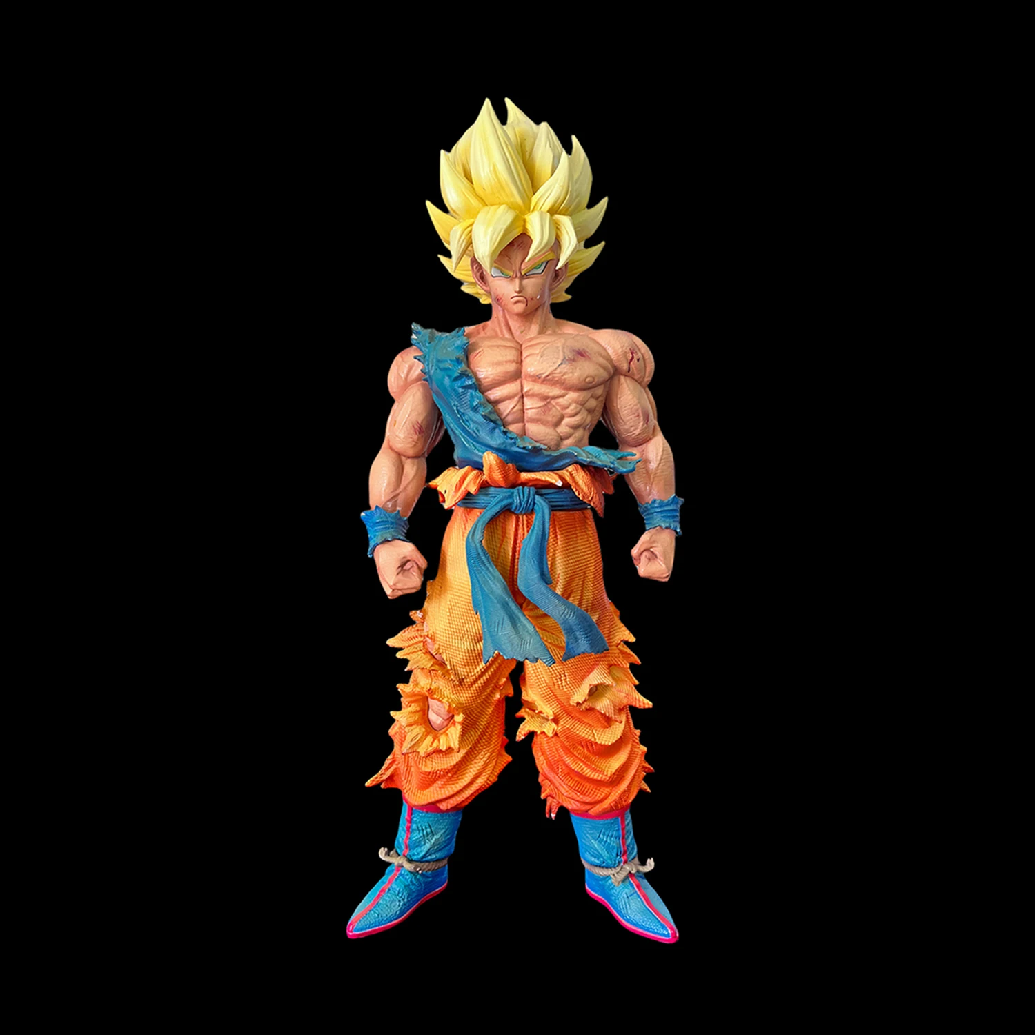 28cm Dragon Ball Anime  Son Goku Character Goku Super Saiyan 1 Action Figure PVC Model Statue Desktop Decoration Collection Toy