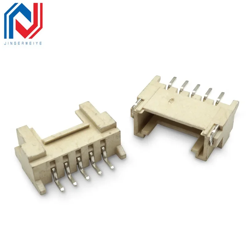 20Pcs Lying Sticker HY2.0mm Patch Socket SMT Type Spacing 2.0mm with Buckle 2P 3P 4P 5P 6P 7P 8p-12p Horizontal Patch Connector