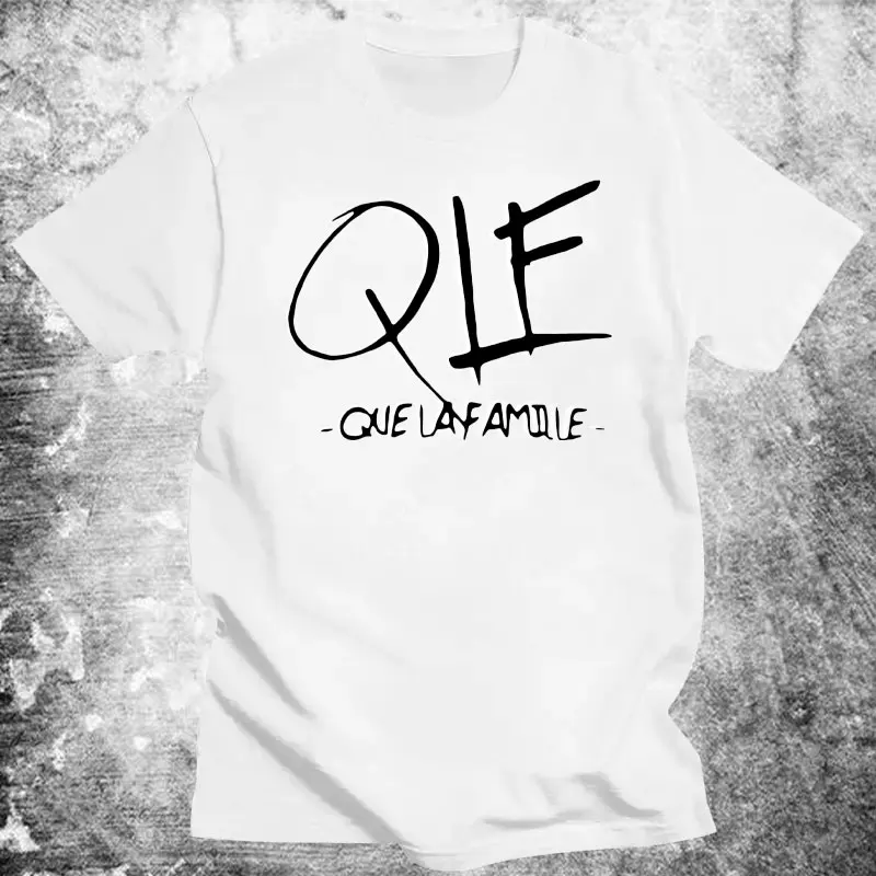 Man Cotton T Shirt Personnalise Chanteur Qlf Que La Famille Chanson Musique N007 Printed T-shirt Woman Vintage Shirts