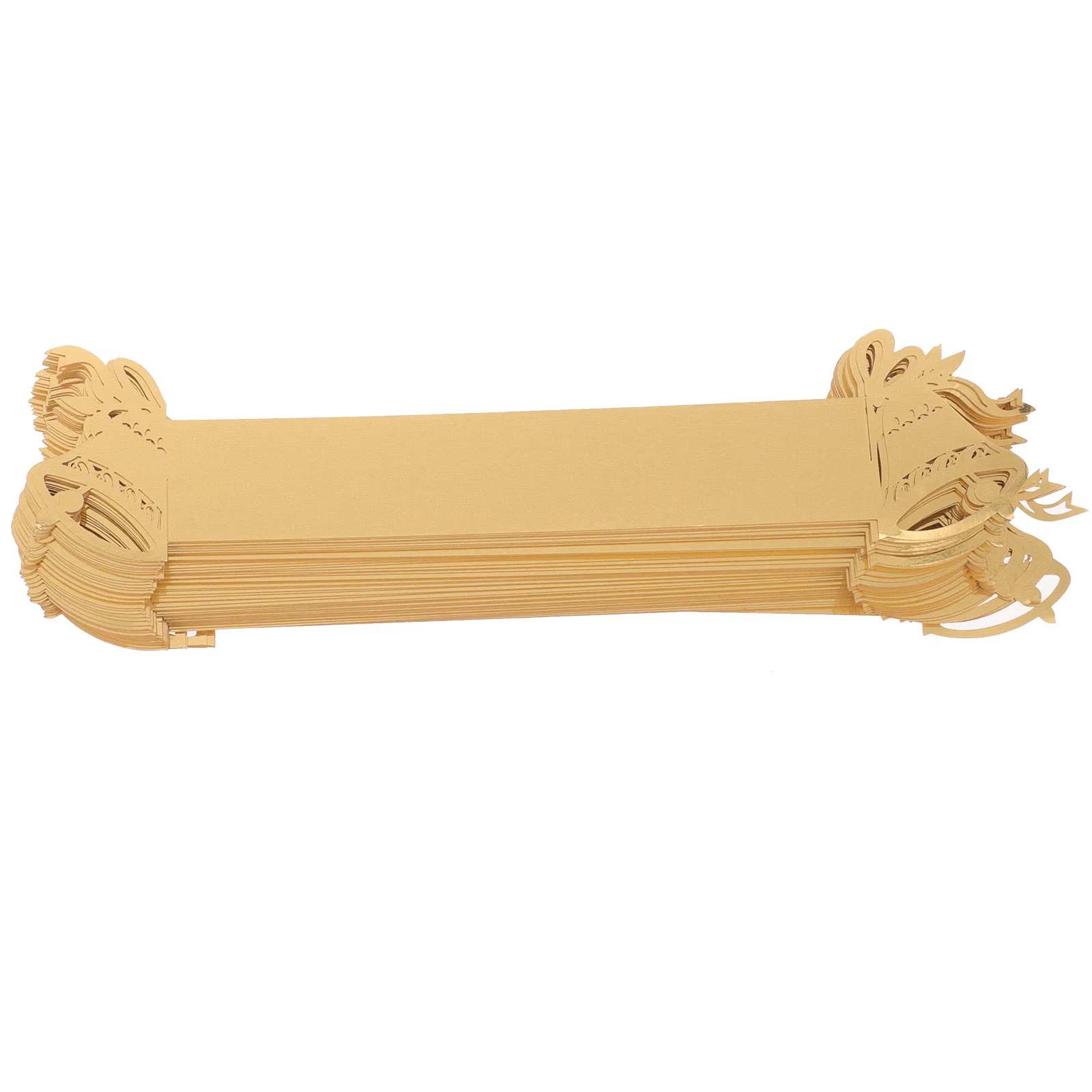 

50pcs Bell Shaped Napkin Rings Christmas Paper Napkin Holder For Party Wedding Dinner Table Decoration Kitchen Bar Accessories