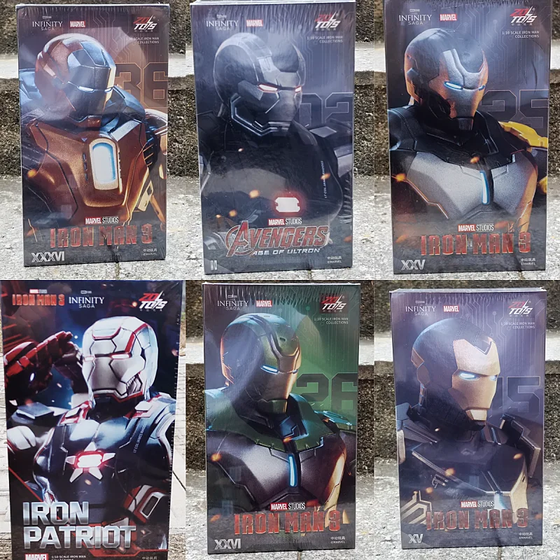 

Подлинная Zd Iron Man Mk30 Blue Steel 1/10 Iron Patriot Mk3 Marvel Legends War Machine Юбилейная фигурка Модель Подарочная игрушка