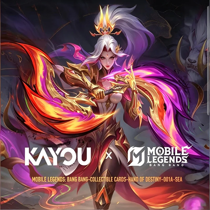 Original Lizenzierte KAYOU MLBB Hand of Destiny Serie 01 & 02 Englische Edition Sammelkarten Mobile Legends Fangeschenk