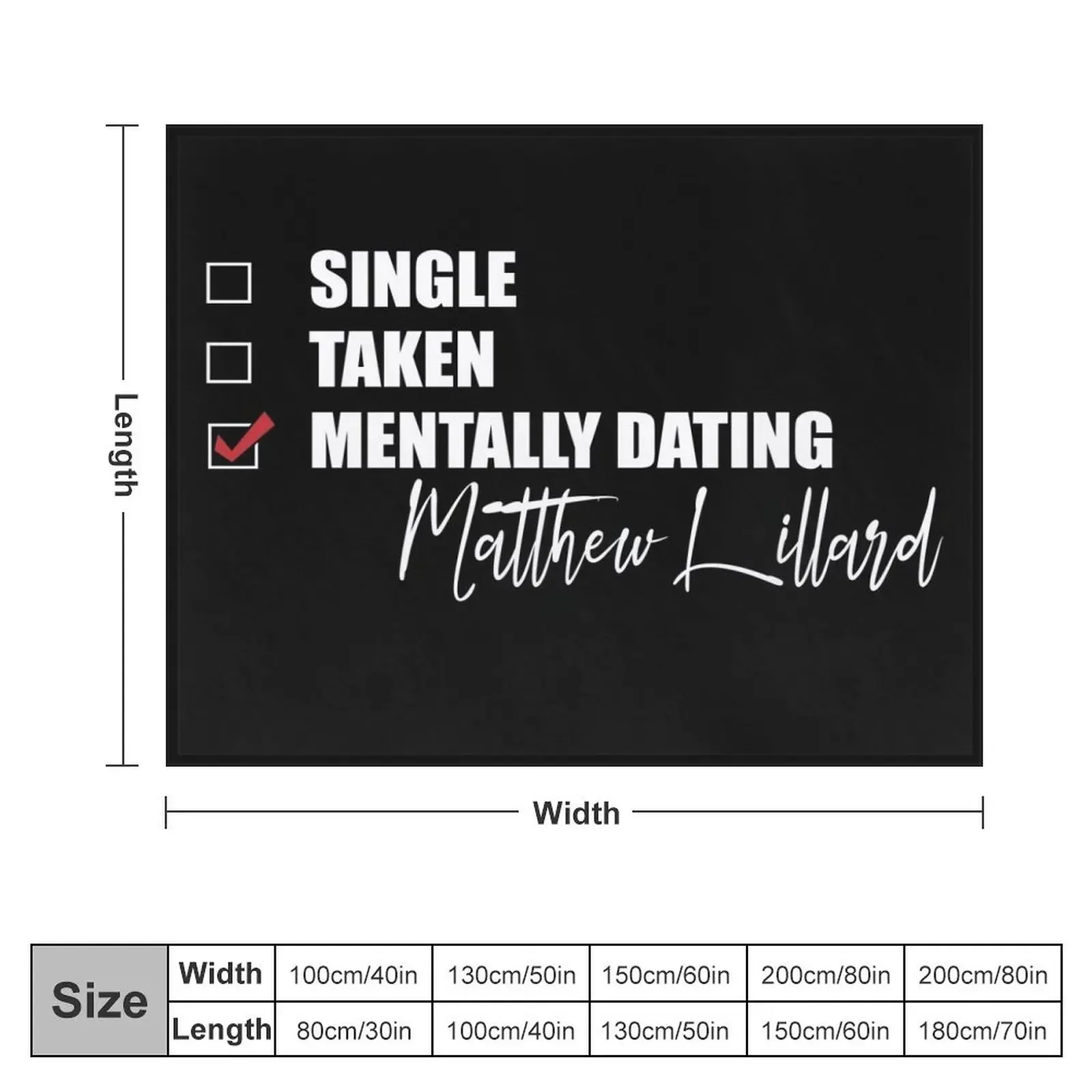 Mentally Dating Matthew Lillard Throw Blanket Thin Luxury St Blankets