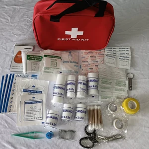 Portable first aid kit for outdoor walking, medical supplies, multipurpose emergency bag, camping and more, 184pcs 9 Main Sales Bag First Aid - №2