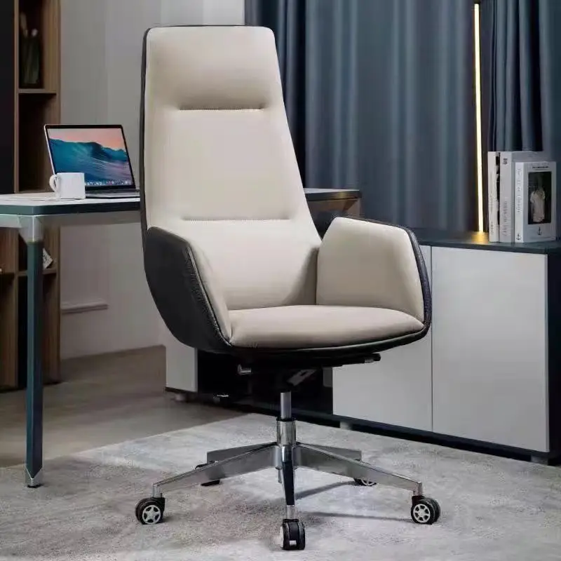 

Brand office chair simple computer chair with comfortable leather sedentary furniture products
