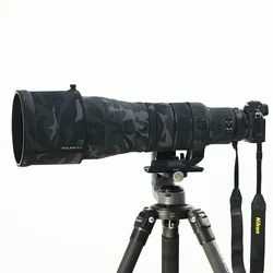 ROLANPRO Waterproof Lens Coat for Nikon Z 600mm F4 TC VR S Rain Cover Lens Protective Cover Guns Case Nikon z 600 f4 Camouflage