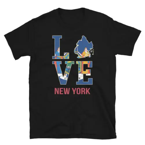 Love New York American Flag Gift Unisex T-Shirt