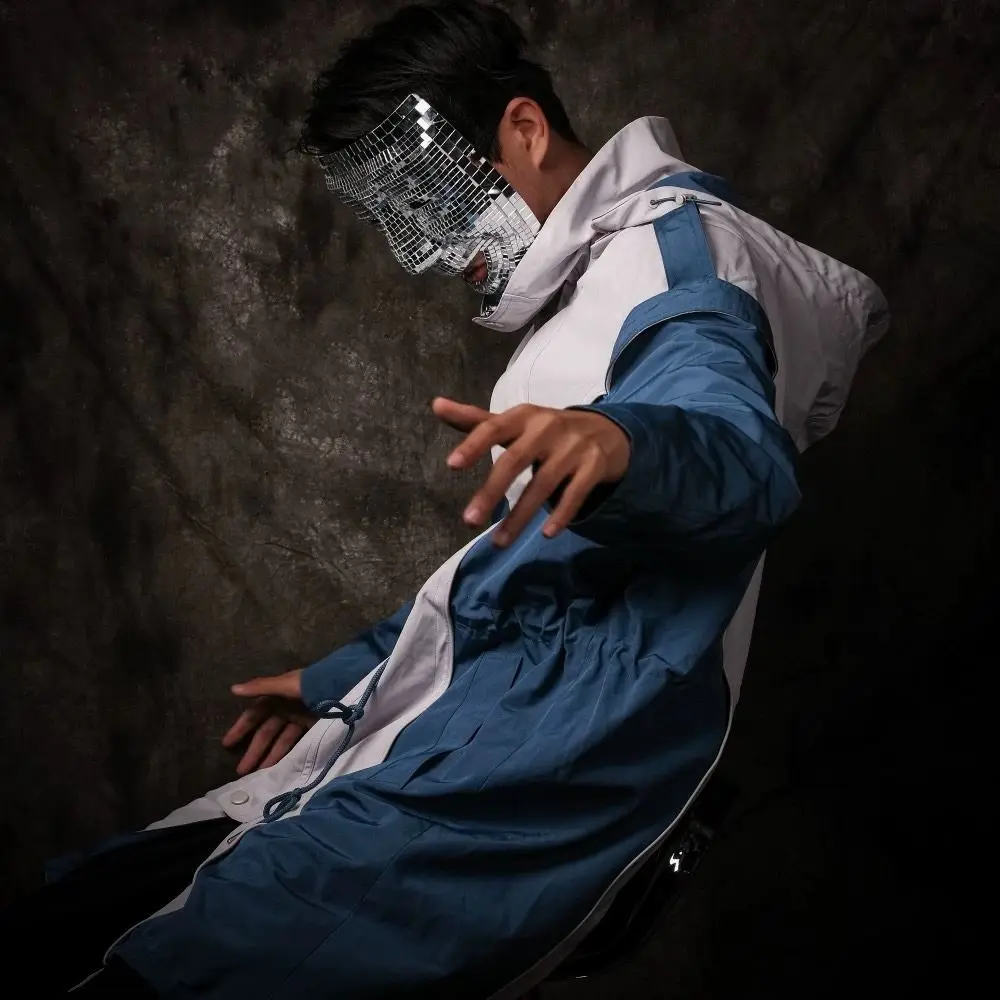 Elegante Maskerade Bal Glitter Spiegel Gezichtsmasker Volledig Gezicht Half Gezicht Nachtclub Masker Oogmasker Mannelijke Volwassen Thuis DJ Decor Vrouwen