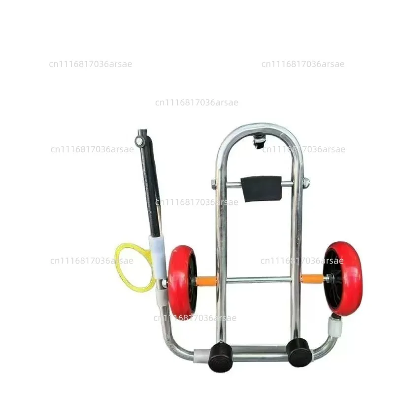Toilet Auxiliary Installation Artifact Positioning Mobile Folding Portable Labor-saving Trolley Easy To Install