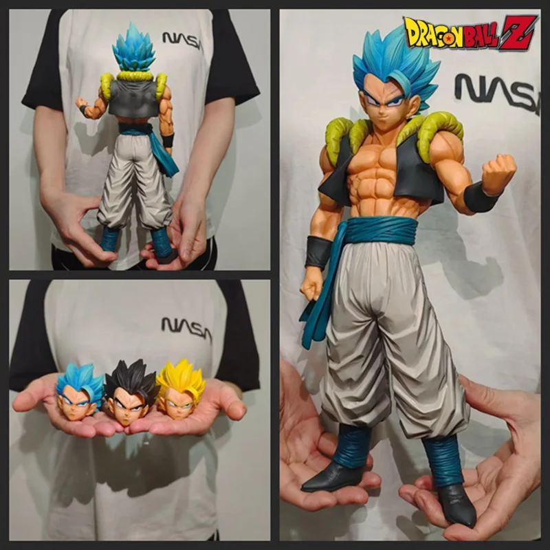 

32 см фигурка Dragon Ball Gogeta синие аниме фигурки Dbz фигурка ПВХ модель для украшения рабочего стола анимационные украшения вокруг модели