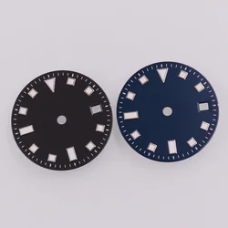 28.5mm Green luminous Watch Dial Sterile dial Fit ETA 2824 2836 Mingzhu DG2813 3804 Miyota 8205 8215 821A Movement Watch parts