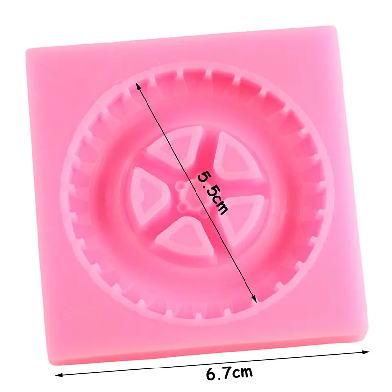 Sugarcraft Tyre Silicone Mold Fondant Mold Cake Decorating Tools Chocolate Gumpaste Mold Baking Accessories Confeitaria