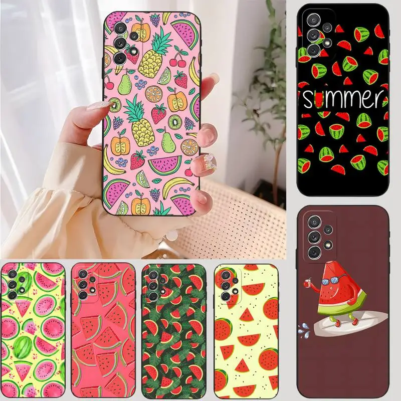 Fruit Watermelon Phone Case Telefoon For Samsung Galaxy Note 10 20 Lite Plus Pro Ultra J4 J5 J6 J7 J8 2018 Prime A81 Cover