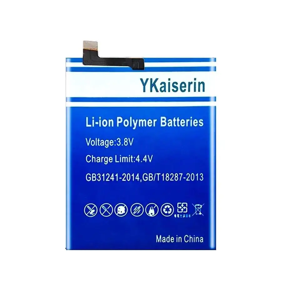 بطارية الهاتف المحمول Elephone P8 Max 6000Mah تدوم طويلاً وصديقة للبيئة