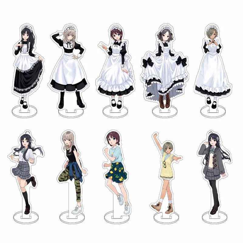 Anime Girl Band Cry Acrylic Stand Figures NINA ISERI MOMOKA KAWARAGI Rupa SUBARU AWA Desk Model Plate Standing Sign Music Decor