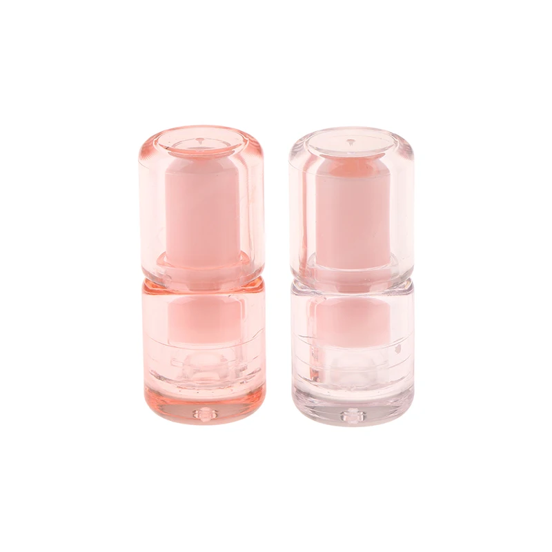 3.5 ミリリットル円形半透明空のリップクリームチューブ口紅保存容器ボトルリップグロス旅行包装メイクツール