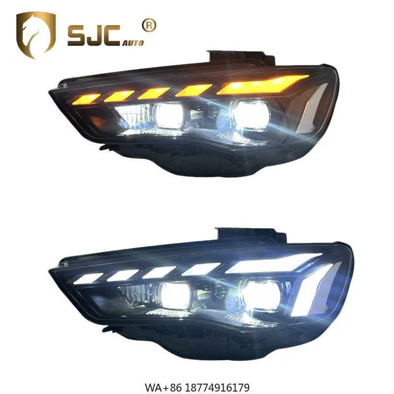 

Автомобильная деталь для A3 2013-2016, новый стиль, полностью светодиодная модифицированная фара