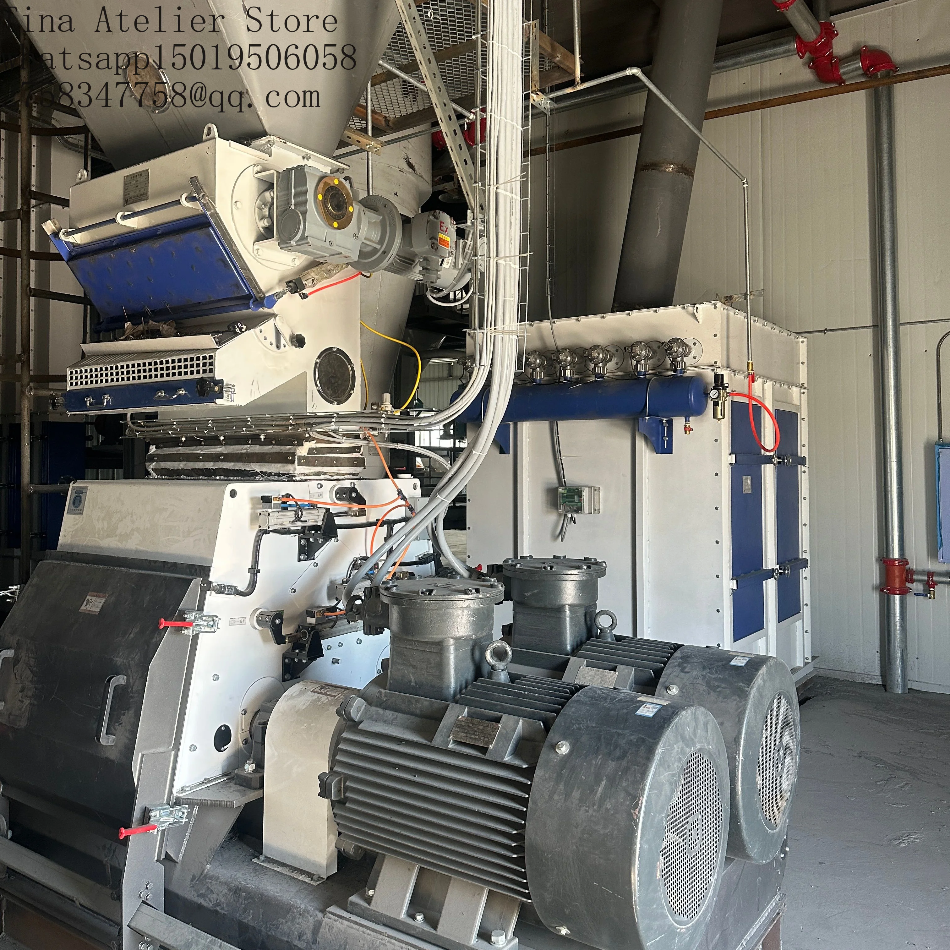 Commercial  5ton/h Rice Bran Corn Soybean  Flour Mill Stainless  Steel Grinder Pulverizer Machine Chicken Farm Feed Mill Plant