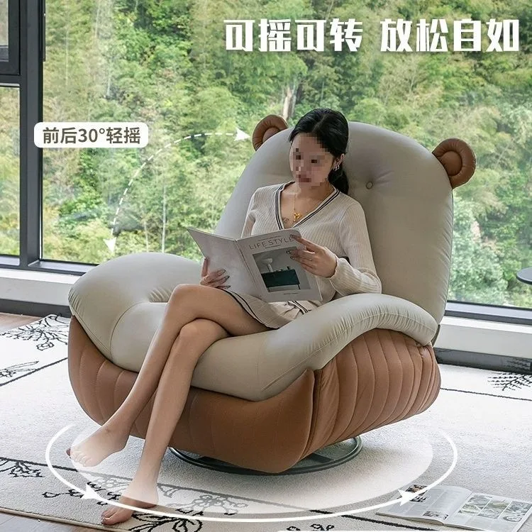 Multifunctional electric massage lazy sofa: simple modern design flannel intelligent remote control to enjoy easily
