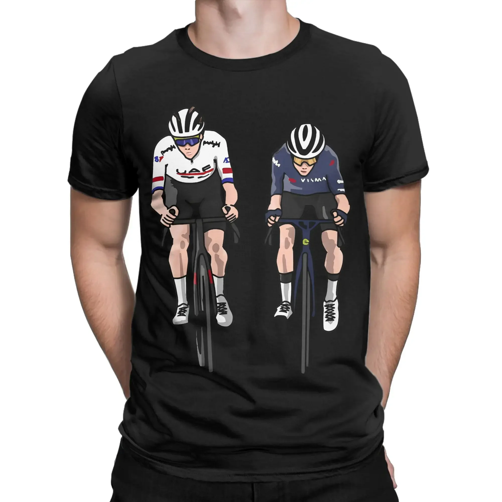 Hipster TADEJ POGACAR Men's Kids round Collar Cotton T-Shirt Cycling Short Sleeve Tee Shirt Pure Cotton New Arrival