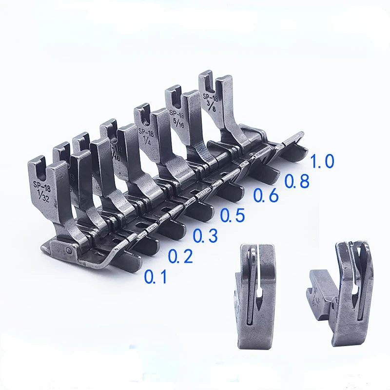 Spare parts for industrial sewing machine computer flat car cutting line press stop SP-18 left and right guard edge press feet