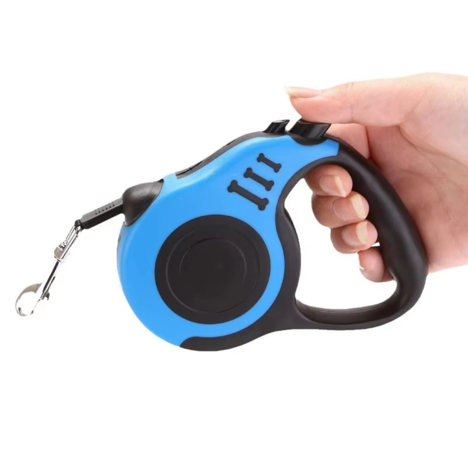 1pcs Durable Heavy Duty Nylon Telescopic Dog Rope Automatic Retractable Leash with -Slip Handle Walking Pet Leash Accessories