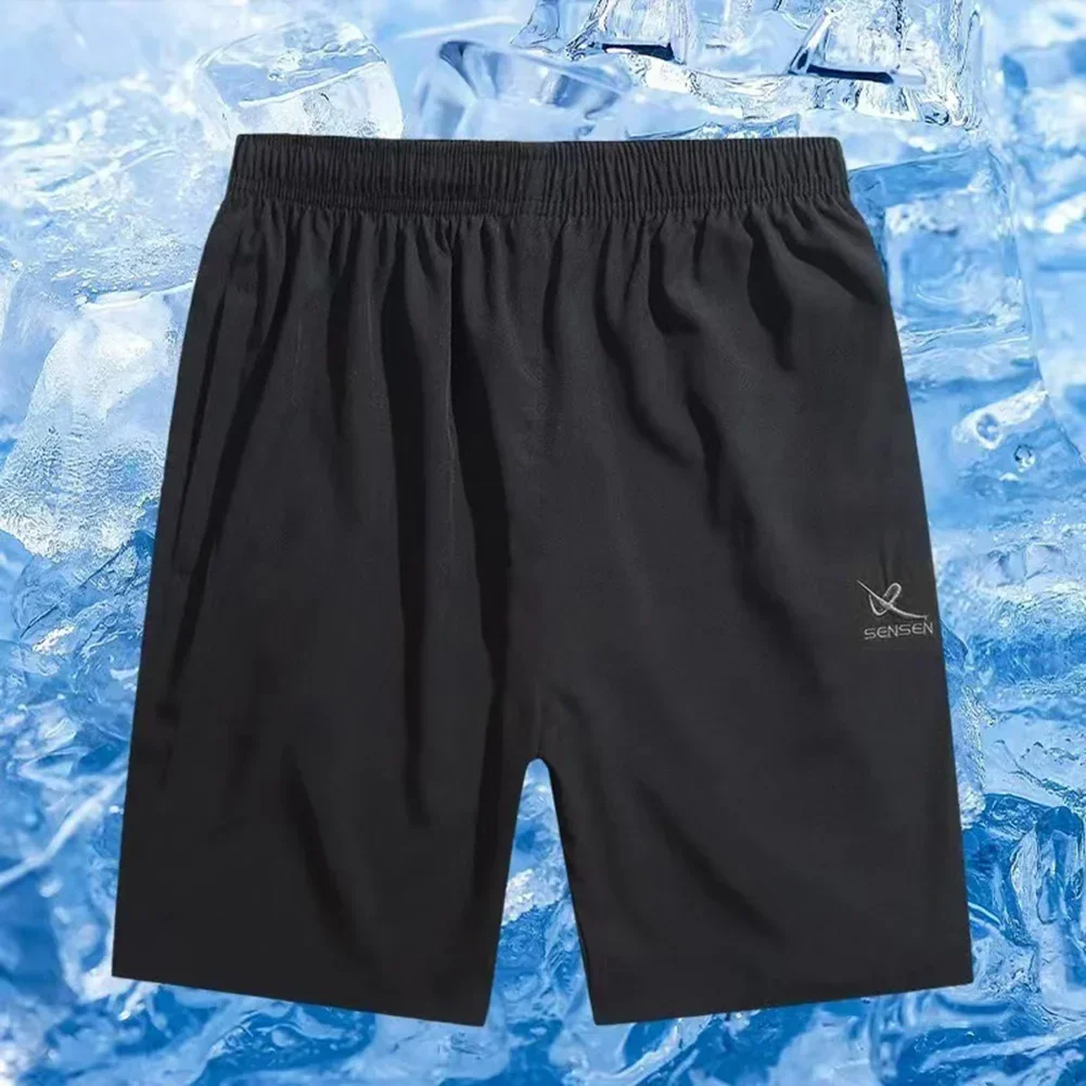 Fashionable Retro Men Shorts Gym Shorts Running Shorts Solid Color Casual Cotton Loose Quick Dry Daily Leisure
